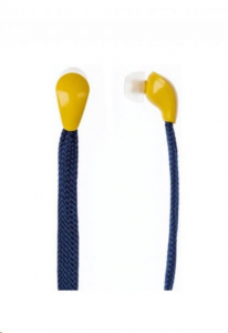 Grixx In-ear Shoe Lace 10 mm fülhallgató kék-sárga (GROHIELACE01)