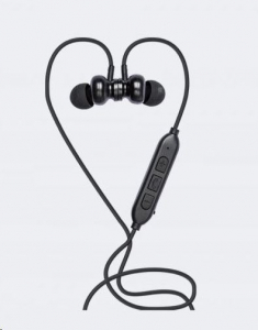 Grixx In-ear Sport Bluetooth fülhallgató fekete (GROHIEBTBK01)