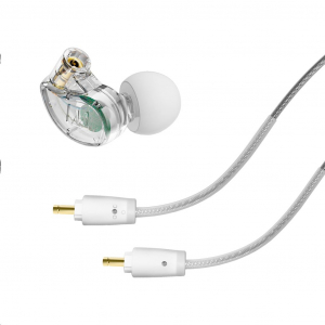 MEE audio M6 PRO MKII zajkizáró kialakítású, professzionális fülhallgató (IEM), cserélhető kábellel átlátszó (EP-M6PROG2-CL)