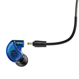 MEE audio M6 PRO MKII zajkizáró kialakítású, professzionális fülhallgató (IEM), cserélhető kábellel kék (EP-M6PROG2-BL)