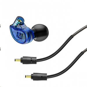 MEE audio M6 PRO MKII zajkizáró kialakítású, professzionális fülhallgató (IEM), cserélhető kábellel kék (EP-M6PROG2-BL)