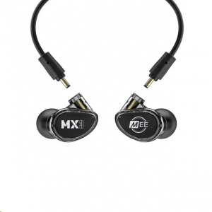 MEE audio MX3 PRO moduláris hibrid meghajtású fülhallgató három hangszóróval fekete (MEE-EP-MX3PRO-BK)