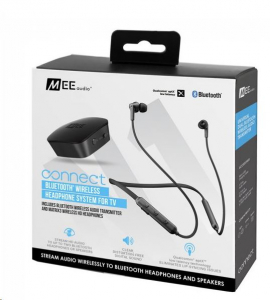 MEE audio T1N1 vezetékmentes jeltovábbító rendszer TV nézéshez (Connect jeltovábbító + N1 fülhallgató) (MEE-CMB-T1N1-MEE)