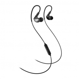 MEE audio X1 sport fülhallgató mikrofonnal és távirányítóval IPX5 vízvédettséggel fekete-szürke (MEE-EP-X1-GYBK)