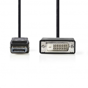 Nedis CCGP37200BK20 DisplayPort - DVI kábel 2,0 m fekete