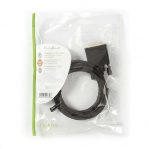 Nedis CCGP37200BK20 DisplayPort - DVI kábel 2,0 m fekete
