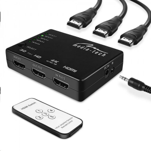 Media-Tech MT5207 5 portos HDMI Switch 4K