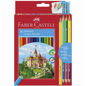 Faber-Castell sz&iacute;nesceruza k&eacute;szlet 40db-os (110336)