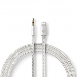 Nedis CCTB39940AL10 Apple Lightning fejhallgató adapterkábel 1m