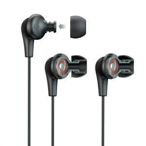 JLAB JBUDS Pro Signature Earbuds mikrofonos fülhallgató fekete (IEUEPRORBLK123)