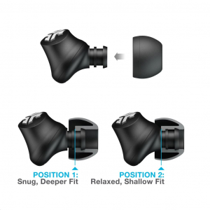 JLAB JBUDS Pro Signature Earbuds mikrofonos fülhallgató fekete (IEUEPRORBLK123)