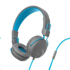 JLAB Studio Wired On Ear mikrofonos fejhallgató szürke-kék (IEUHASTUDIORGRYBLU)