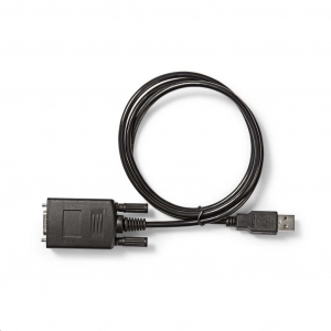 Nedis CCGW60852BK09 USB A dugasz - RS232 dugasz 0,9 m-es konverter kábel