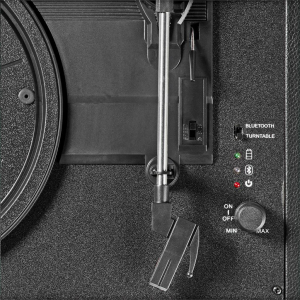 Nedis TURN210BK Bluetooth lemezlejátszó fekete