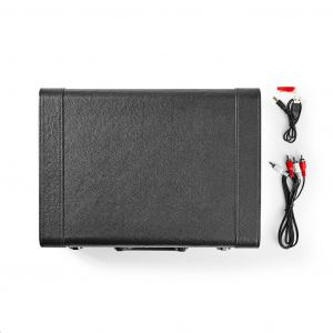 Nedis TURN210BK Bluetooth lemezlejátszó fekete