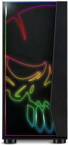 Spirit Of Gamer GHOST ONE táp nélküli ablakos mATX ház fekete (8901)