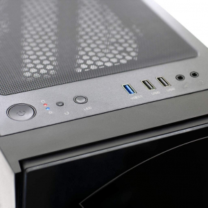 Spirit Of Gamer GHOST ONE táp nélküli ablakos mATX ház fekete (8901)