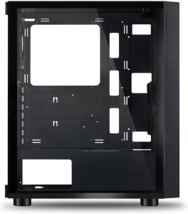Spirit Of Gamer GHOST ONE táp nélküli ablakos mATX ház fekete (8901)