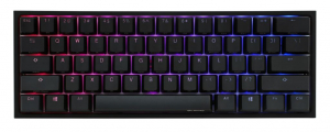 Ducky One 2 Mini v2 MX Blue RGB billentyűzet fekete-fehér (DKON2061ST-CHUALAZT1)
