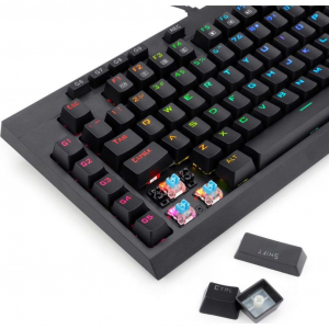 Redragon K588 Broadsword-Pro Optical Blue Gaming billentyűzet (K588RGB-PRO_BLUE_HU)