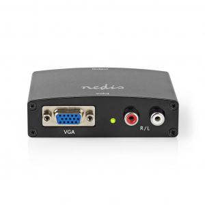 Nedis VGA – HDMI konverter 1-irányú - VGA + 2 db RCA (L/R) bemenet (VCON3454AT)