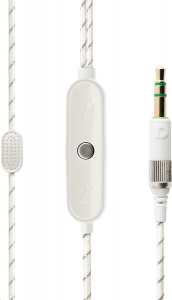 AudioFly AF45C mikrofonos fülhallgató fehér (AF453-2-02)