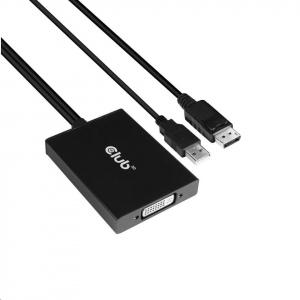 CLUB3D Displayport - DVI-D Dual-Link aktív adapter (CAC-1010)