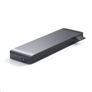 Satechi Aluminium TYPE-C USB COMBO Hub (3x USB 3.0,MicroSD) asztroszürke (ST-TCUHM)
