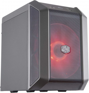 Cooler Master MasterCase H100 ARGB táp nélküli Mini-ITX ház szürke (MCM-H100-KANN-S01)