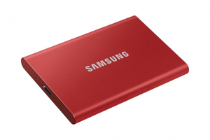 500GB Samsung T7 külső SSD meghajtó piros (MU-PC500R)