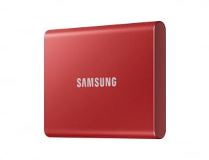 500GB Samsung T7 külső SSD meghajtó piros (MU-PC500R)