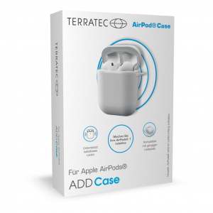 Terratec ADD Case vezeték nélküli Apple AirPods töltőtok fehér (320997)