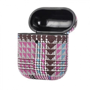 Terratec AIR Box Apple AirPods tok rózsaszín-barna - Tartan Pink (306853)