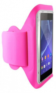KSIX univerzális telefontartó karpánttok 5,7"-ig pink (BXFBRL02R)