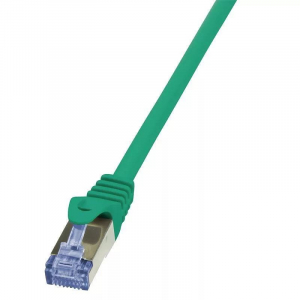 LogiLink 10G S/FTP PIMF PrimeLine patch kábel CAT6A 2m zöld (CQ3055S)