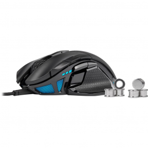 Corsair NIGHTSWORD RGB Tunable FPS/MOBA Gaming optikai egér fekete  (CH-9306011-EU)