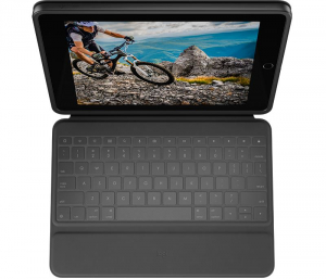 Logitech Rugged Folio iPad (7. gen) 10.2" tok + angol UK billentyűzet szürke (920-009319)