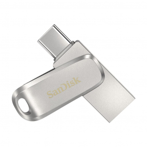 Pen Drive 256GB USB 3.1 Gen1 SanDisk Dual Drive Luxe ezüst (SDDDC4-256G-G46 / 186465)