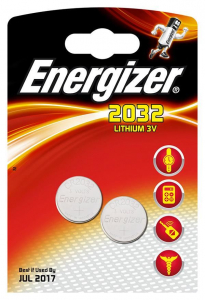 Energizer gombelem 3V CR2032 (2db/csomag)  (7638900248357)