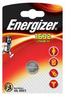 Energizer gombelem 3V CR1632 (1db/csomag)  (7638900411553)
