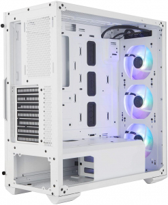 Cooler Master MasterBox TD500 Mesh White (ARGB vezérlővel) táp nélküli ablakos ház fehér (MCB-D500D-WGNN-S01)