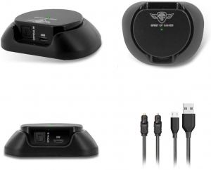 Spirit of Gamer XPERT-H1100 7.1 USB mikrofonos fejhallgató fekete (MIC-XH1100)