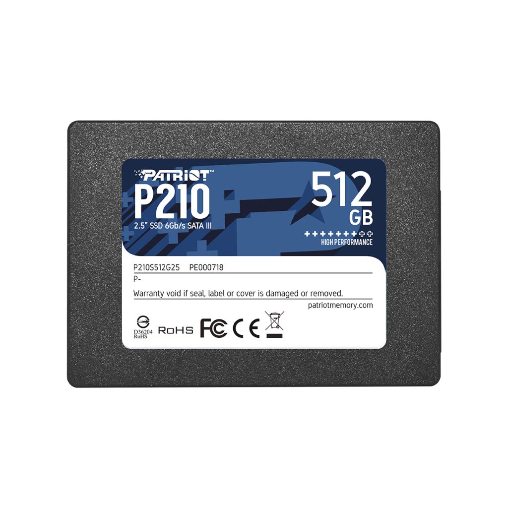 512GB Patriot 2,5" P210 SSD meghajtó (P210S512G25)