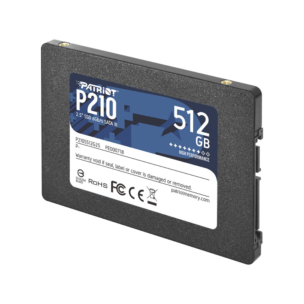 512GB Patriot 2,5" P210 SSD meghajtó (P210S512G25)