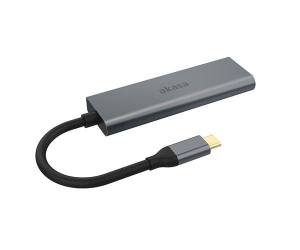 Akasa 4 portos USB Hub szürke (AK-CBCA25-18BK)