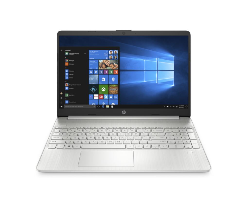 HP 15s-eq1004nh Laptop Win 10 Home ezüst (1F7C6EA)