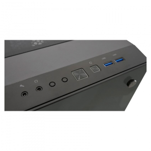 LC Power Gaming 709B Solar_System_X táp nélküli ablakos ház fekete (LC-709B-ON)
