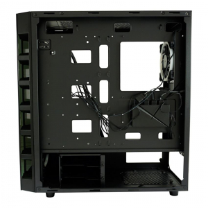 LC Power Gaming 709B Solar_System_X táp nélküli ablakos ház fekete (LC-709B-ON)