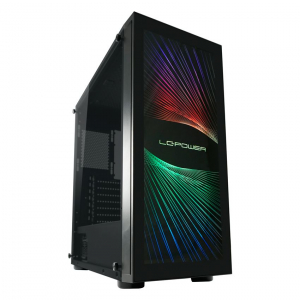 LC Power Gaming 800B Interlayer X táp nélküli ablakos ház fekete (LC-800B-ON)
