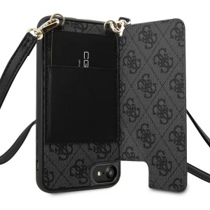 Guess 4G Crossbody Cardslot Apple iPhone 7/8/SE (2020) tok szürke (GUHCI8CB4GG)